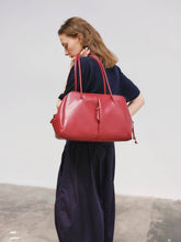Load image into Gallery viewer, Bolso Brooklyn cuero vegano premium: Chocolate