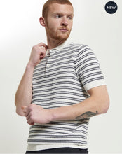Load image into Gallery viewer, Jacquard Stripe Polo