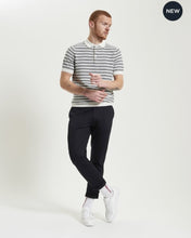 Load image into Gallery viewer, Jacquard Stripe Polo