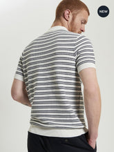 Load image into Gallery viewer, Jacquard Stripe Polo