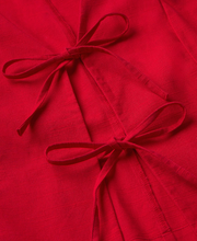 Load image into Gallery viewer, Top rojo lazos Elise