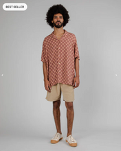 Cargar imagen en el visor de la galería, Camisa Aloha Parasol naranja