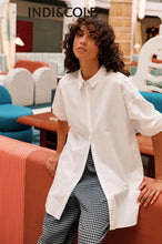 Cargar imagen en el visor de la galería, CAMISA LARGA POPELÍN