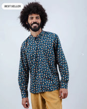 Cargar imagen en el visor de la galería, Camisa Regular Peanuts Astronaut Azul