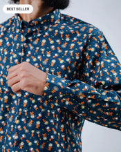 Cargar imagen en el visor de la galería, Camisa Regular Peanuts Astronaut Azul