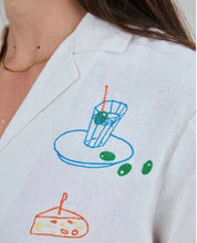 Load image into Gallery viewer, Blusa Aloha Chiringuito Bordado Blanco