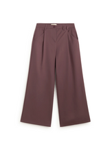 Load image into Gallery viewer, Pantalón wide leg pinza Dark Wine Molly