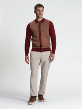 Load image into Gallery viewer, Long Sleeve Contrast Checkerboard - Sienna