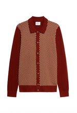 Load image into Gallery viewer, Long Sleeve Contrast Checkerboard - Sienna