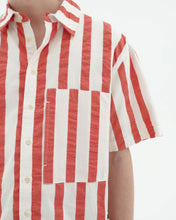 Cargar imagen en el visor de la galería, Camisa Kurt Rojo Rayas