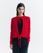 Cargar imagen en el visor de la galería, Cardigan lana rojo Leila