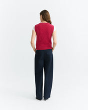 Load image into Gallery viewer, Chaleco lana rosa Kaia