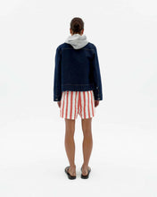 Cargar imagen en el visor de la galería, Shorts Rayas Rojas Geranio
