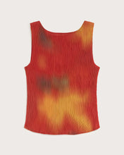 Load image into Gallery viewer, Top plisado rojo flowers Dora