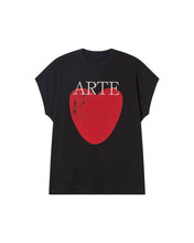 Cargar imagen en el visor de la galería, Camiseta negra art love Volta