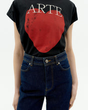 Cargar imagen en el visor de la galería, Camiseta negra art love Volta