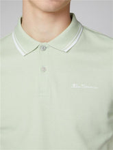 Cargar imagen en el visor de la galería, Pale Green Organic Signature Polo Shirt - lacontra
