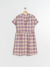 Load image into Gallery viewer, VESTIDO CORTO CUADROS - lacontra