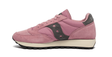 Cargar imagen en el visor de la galería, Jazz Vintage Suede Logo Pink/Grey Women - lacontra