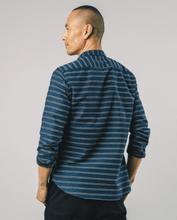Load image into Gallery viewer, STRIPES OVERSHIRT NAVY - lacontra