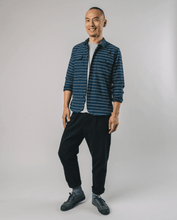 Load image into Gallery viewer, STRIPES OVERSHIRT NAVY - lacontra