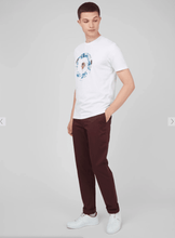Load image into Gallery viewer, SIG Slim Stretch Chino Pant  - BORDEAUX - lacontra