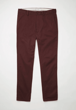 Cargar imagen en el visor de la galería, SIG Slim Stretch Chino Pant  - BORDEAUX - lacontra
