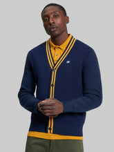 Cargar imagen en el visor de la galería, Sport Block Cardigan in Dark Navy
