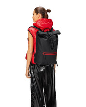Load image into Gallery viewer, Rolltop Rucksack Contrast - Black Red
