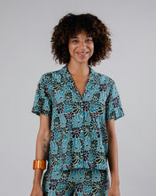 Load image into Gallery viewer, Spring ALOHA BLOUSE Blue
