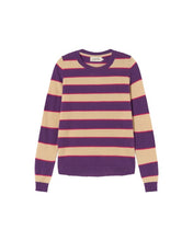 Cargar imagen en el visor de la galería, Violet Stripes Zoe Lana Merino Sweater
