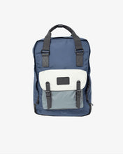 Load image into Gallery viewer, Macaroon Large Go Wild Series Navy X Grey Backpack

