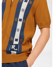 Cargar imagen en el visor de la galería, Rolling Stone Chequerboard Knitted Polo
