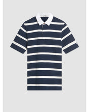 Load image into Gallery viewer, BRETTON STRIPE RUGBY KNIT POLO
