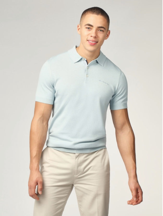 Signature Short Sleeve Knitted Polo