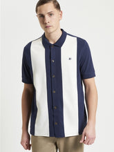 Load image into Gallery viewer, Mod Pique Shirt - Dark Navy
