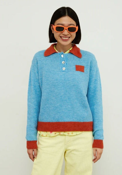 Jersey Poppy Azul