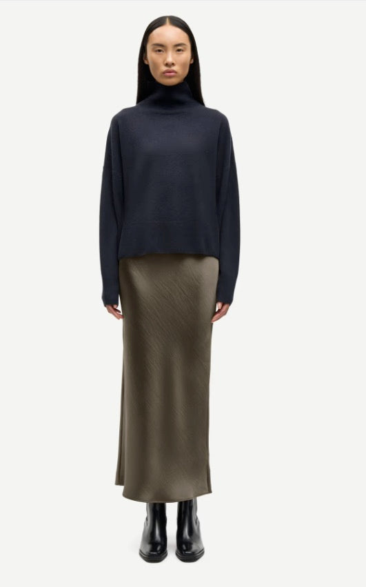 SAAGNETA LONG SKIRT - DEEP FOREST