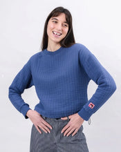 Cargar imagen en el visor de la galería, Sudadera Brava Gum Quilt Indigo
