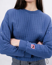 Cargar imagen en el visor de la galería, Sudadera Brava Gum Quilt Indigo
