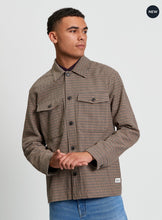 Cargar imagen en el visor de la galería, Check Jacket in Light Brown
