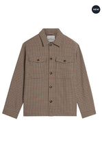 Cargar imagen en el visor de la galería, Check Jacket in Light Brown
