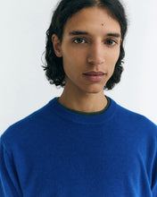 Cargar imagen en el visor de la galería, Jersey lana azul Lucien

