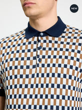 Load image into Gallery viewer, All Over Jacquard Polo - Dark Navy
