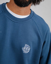 Load image into Gallery viewer, Sudadera Asis Percales Tigris - Azul
