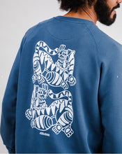 Load image into Gallery viewer, Sudadera Asis Percales Tigris - Azul
