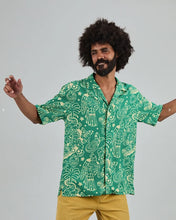 Load image into Gallery viewer, Camisa Aloha Asis Percales Crocodylus - Verde
