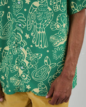 Load image into Gallery viewer, Camisa Aloha Asis Percales Crocodylus - Verde
