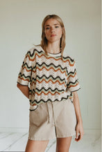 Load image into Gallery viewer, JERSEY CROCHET ZIG ZAG
