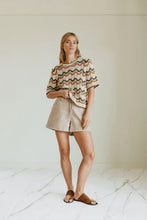 Load image into Gallery viewer, JERSEY CROCHET ZIG ZAG
